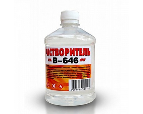 Растворитель "Вершина" В-646, 0,8кг/1,0л (пэт/т) Растворитель Растворители (ацетон, олифа, уайт-спирит) Лакокрасочные материалы ОТДЕЛОЧНЫЕ МАТЕРИАЛЫ