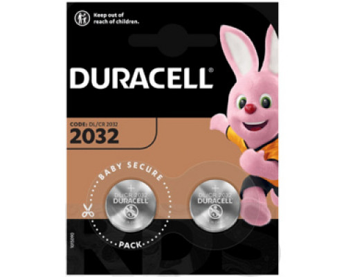 Батарейка (таблетка) CR2032 "Duracell", 2шт/уп Аккумуляторы, батарейки Низковольтное оборудование Электрика ЭЛЕКТРИКА И ВЕНТИЛЯЦИЯ