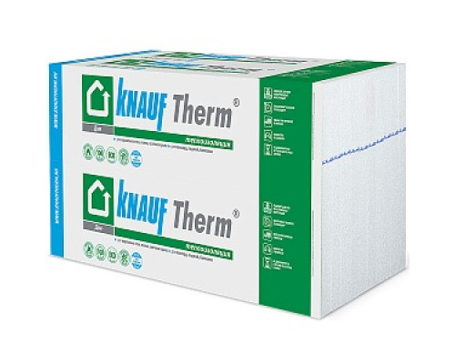 Утеплитель KNAUF THERM ДОМ (1000х600х50мм) Утеплители универсальные Утеплители для дома Изоляционные материалы СТРОЙМАТЕРИАЛЫ