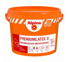 Краска интерьерная ALPINA EXPERT PREMIUMLATEX 3, матовая, База 1, 10л / 23232