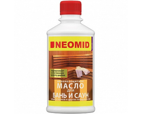 Масло для бань и саун "Neomid Sauna Oil" 0,25л Антисептики, масла для бань и саун Антисептики Лакокрасочные материалы ОТДЕЛОЧНЫЕ МАТЕРИАЛЫ