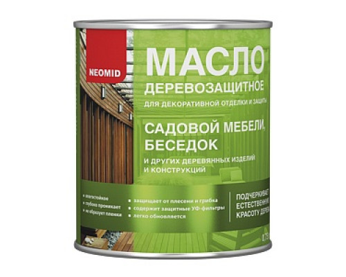 Масло для мебели и интерьеров "Neomid Interior Oil", красное дерево, 2,5л Масла, восковые деревозащитные Антисептики Лакокрасочные материалы ОТДЕЛОЧНЫЕ МАТЕРИАЛЫ