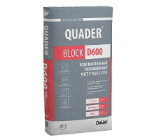 Клей монтажный тонкошовный QUADER  BLOCK D600