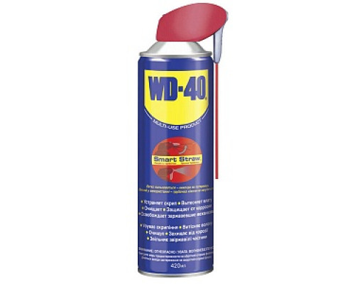 Средство универсальное "WD-40", 420мл Универсальные средства и смазки Растворители (ацетон, олифа, уайт-спирит) Лакокрасочные материалы ОТДЕЛОЧНЫЕ МАТЕРИАЛЫ