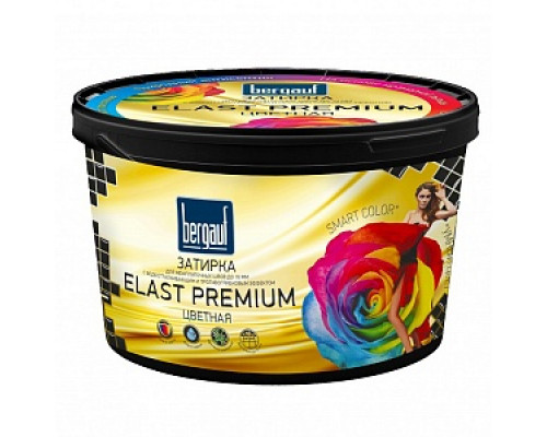 Затирка Elast Premium, белая, 2кг Затирки цементные Затирки для плитки Сухие смеси СТРОЙМАТЕРИАЛЫ