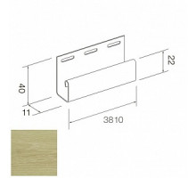 Планка J-TRIM Бук 3,81м