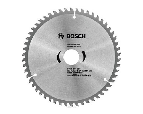 Диск пильный по дереву, 190 x 30мм, 54Т, Eco Alu/Multi, "BOSCH" /2608644389 Диски пильные по дереву Диски, круги, чашки Инструмент для резки и шлифования Расходные материалы ИНСТРУМЕНТЫ