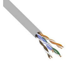 Кабель UTP 4PR 24AWG, CCA, CAT5e, PVC серый, (бухта 305 м) PROconnect