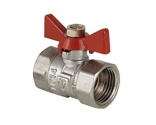 Кран шаровый Valtec 1/2" ВР-ВР бабочка COMPACT Краны шаровые латунные Valtec Краны шаровые латунные Запорная арматура Водоснабжение САНТЕХНИЧЕСКАЯ ГРУППА