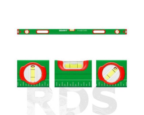 Уровень алюминиевый, 2000 мм, 3 глазка, магнитный, "ВОЛАТ" Уровни строительные Измерительный инструмент ИНСТРУМЕНТЫ