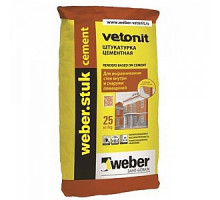 Штукатурка тонкослойная  Weber.stuk Cement, 25кг