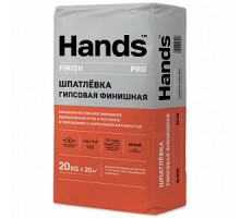 Шпатлевка гипсовая финишная Hands Finish PRO, 20кг