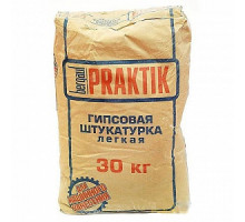 Штукатурка гипсовая лёгкая Praktik, 30 кг