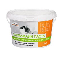 Шпаклевка готовая на латексной основе Perfekta Ультрафайн Паста, 4 кг (120шт/под)