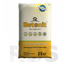 Штукатурка цементная BETONIT ГОСТ, 25 кг