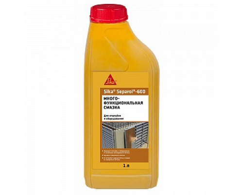 Смазка для опалубки Sika Separol-600, 1л / 615249 Пластификаторы и добавки SIKA Противоморозные и пластифицирующие добавки Лакокрасочные материалы ОТДЕЛОЧНЫЕ МАТЕРИАЛЫ