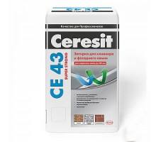 Затирка высокопрочная CERESIT CE43, карамель, 25кг